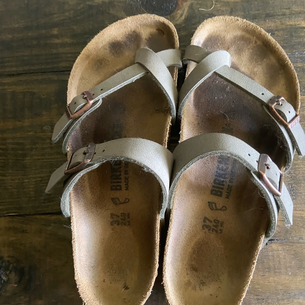 Birkenstock Brown Footbed Sandals